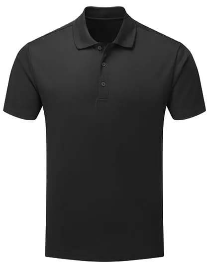 Men´s Spun-Dyed Polo Shirt - Black (ca. Pantone Black C)