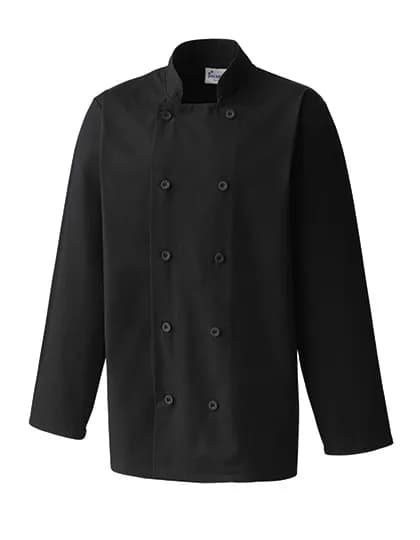 Long Sleeve Chef´s Jacket - Black (ca. Pantone Black C)