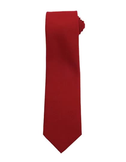 Work Tie - Burgundy (ca. Pantone 216C)