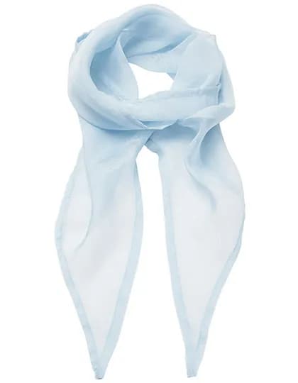 Women´s Colours Collection Chiffon Scarf - Light Blue (ca. Pantone 2708C)