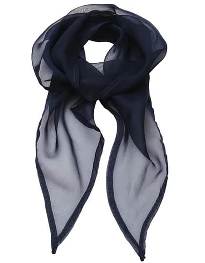 Women´s Colours Collection Chiffon Scarf - Navy (ca. Pantone 2766C)