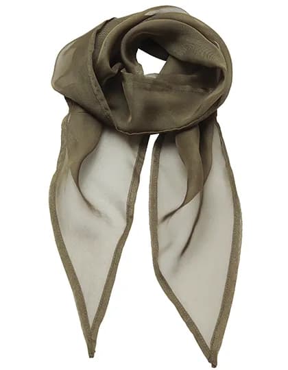 Women´s Colours Collection Chiffon Scarf - Olive (ca. Pantone 378C)