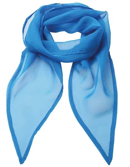 Women´s Colours Collection Chiffon Scarf - Sapphire (ca. Pantone 300C)