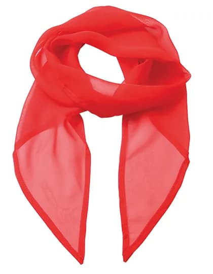 Women´s Colours Collection Chiffon Scarf - Strawberry Red (ca. Pantone 186C)