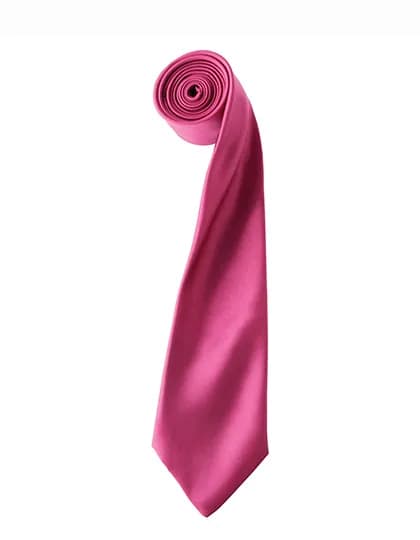 Colours Collection Satin Tie - Hot Pink (ca. Pantone 214C)