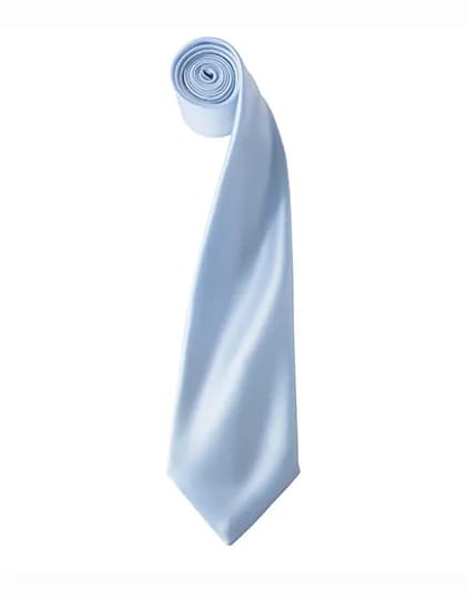 Colours Collection Satin Tie - Light Blue (ca. Pantone 2708C)