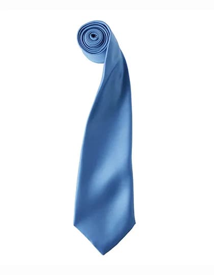 Colours Collection Satin Tie - Midblue (ca. Pantone 2718)