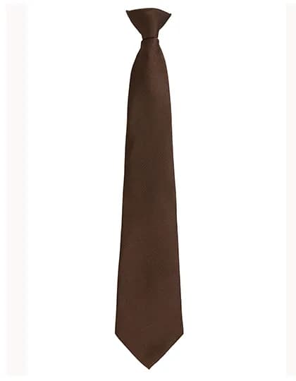Colours Orginals Fashion Clip Tie - Brown (ca. Pantone 476C)