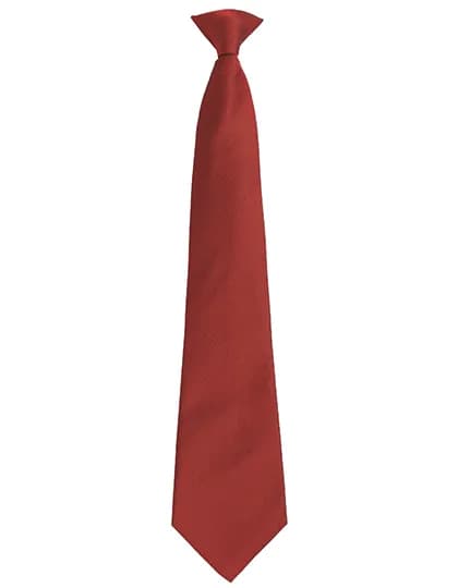 Colours Orginals Fashion Clip Tie - Burgundy (ca. Pantone 200C)