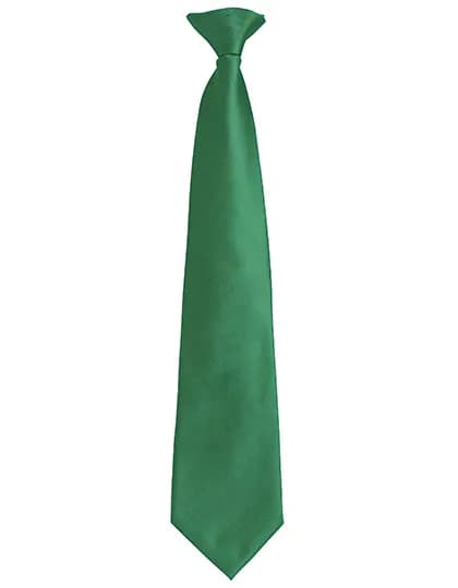 Colours Orginals Fashion Clip Tie - Emerald (ca. Pantone 7734C)