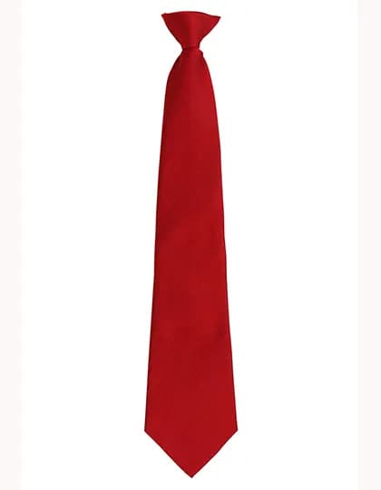 Colours Orginals Fashion Clip Tie - Red (ca. Pantone 199C)