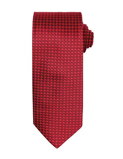 Puppy Tooth Tie - Red