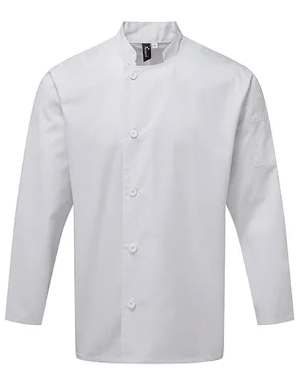 Essential Long Sleeve Chef´s Jacket - White