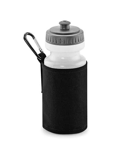 Water Bottle And Holder - Black
