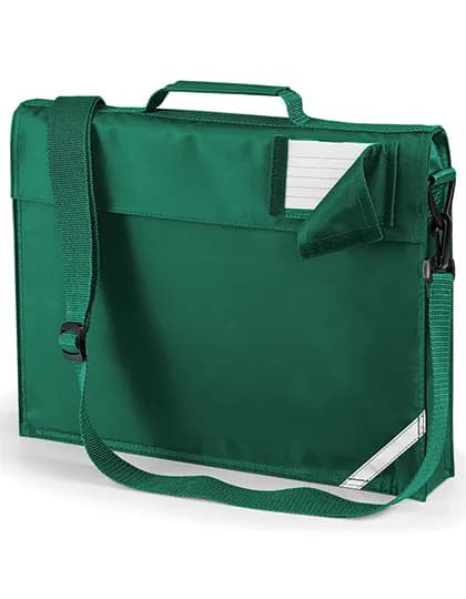 Junior Book Bag With Strap - Bottle Green