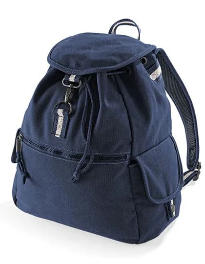 Vintage Canvas Backpack - Vintage Oxford Navy