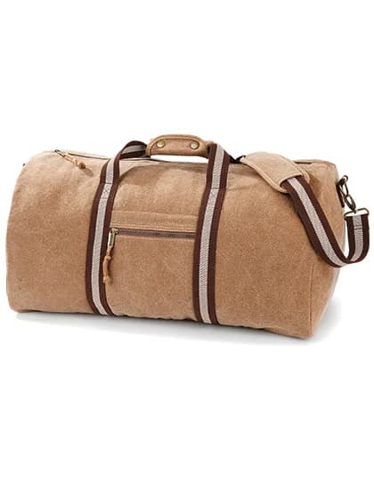 Vintage Canvas Holdall - Sahara