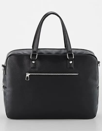 Tailored Luxe Briefcase - Black