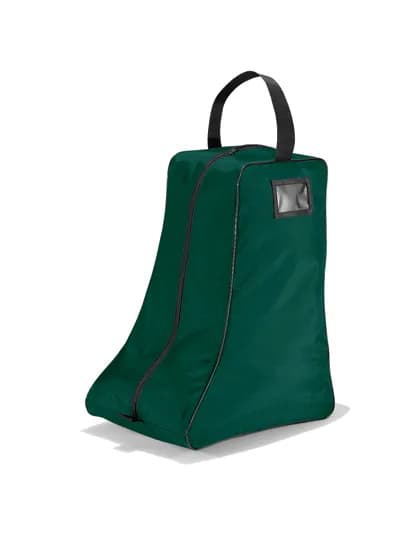 Boot Bag - Bottle Green/Black