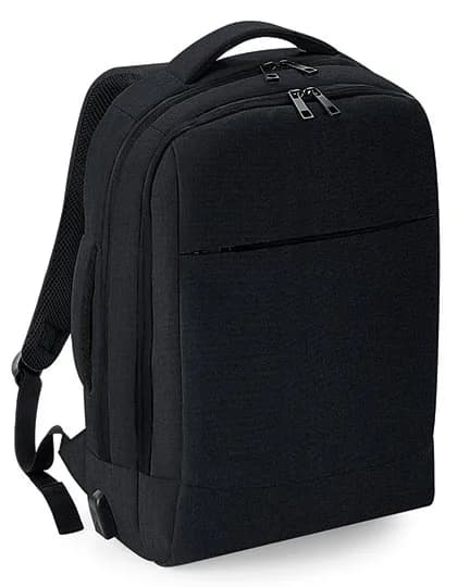 Q-Tech Charge Convertible Backpack - Black