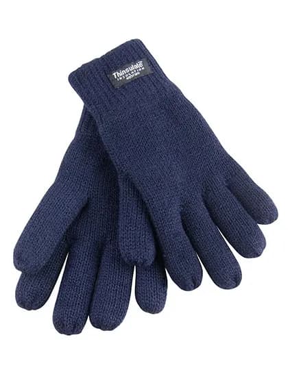 Junior Classic Fully Lined Thinsulate™ Gloves - Navy