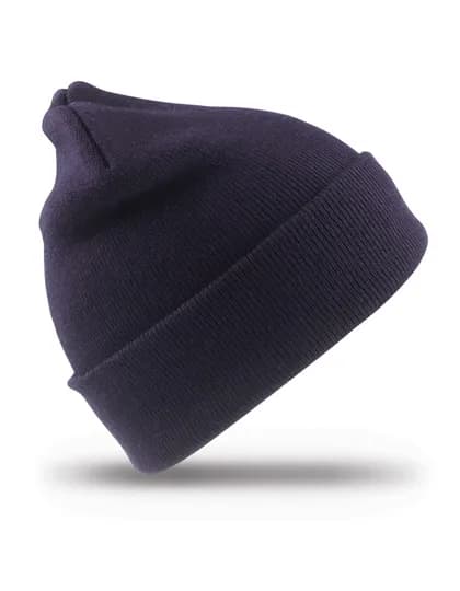 Junior Woolly Ski Hat - Navy