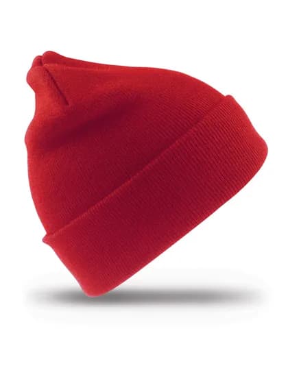 Junior Woolly Ski Hat - Red