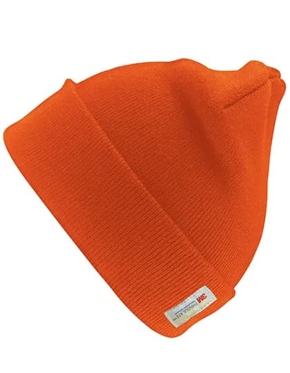 Heavyweight Thinsulate™ Woolly Ski Hat - Fluorescent Orange