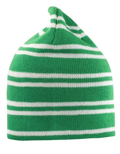 Team Reversible Beanie - Kelly Green/White/Kelly Green