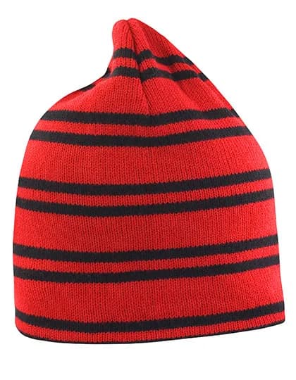 Team Reversible Beanie - Red/Black/Black