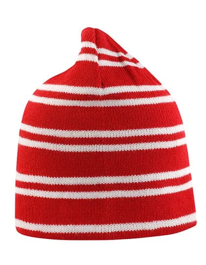 Team Reversible Beanie - Red/White/Red