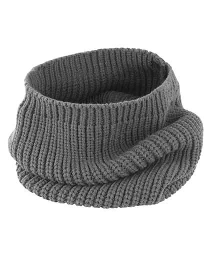 Whistler Snood Hood - Heather Grey Fleck