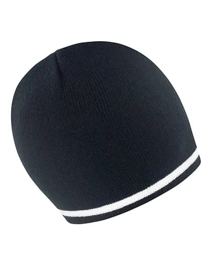 National Beanie - Black/White