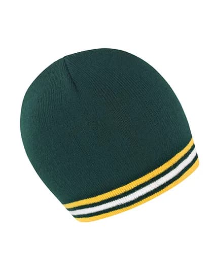 National Beanie - Green/Gold/White
