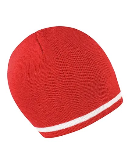 National Beanie - Red/White