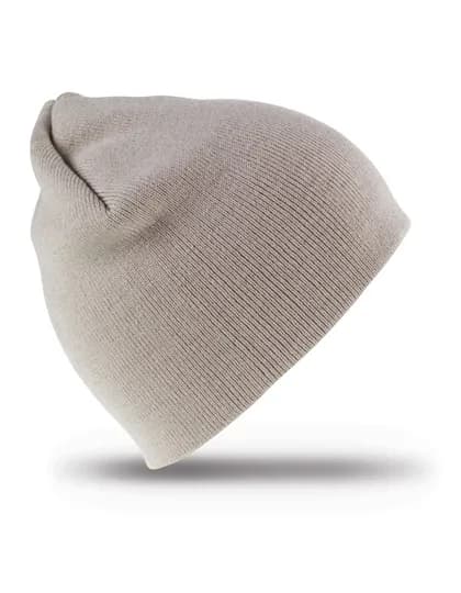 Soft Feel Cuffless Beanie - Stone