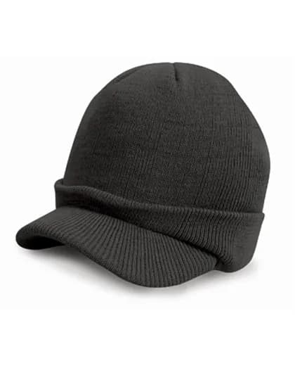 Esco Army Knitted Hat - Charcoal Grey