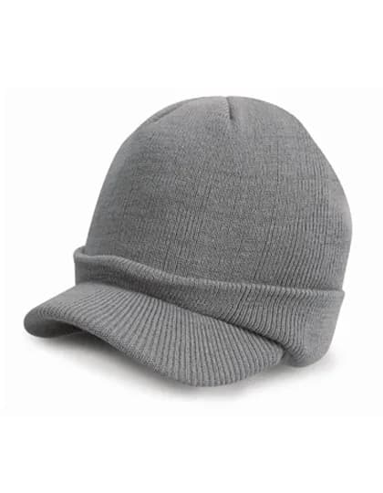 Esco Army Knitted Hat - Cool Grey