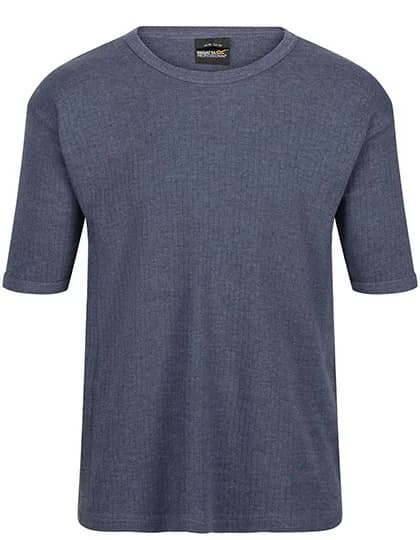 Thermal Short Sleeve Vest - Denim