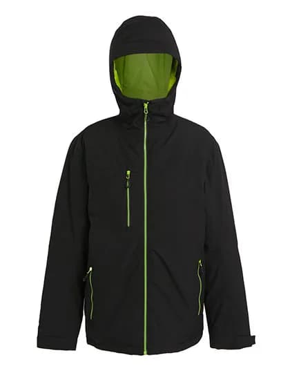 Navigate Waterproof Insulated Jacket - Black/Lime