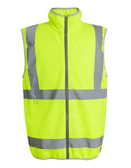 Pro Hi-Vis Full Zip Gilet - Yellow
