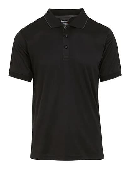 Navigate Short Sleeve Polo - Black/Seal Grey