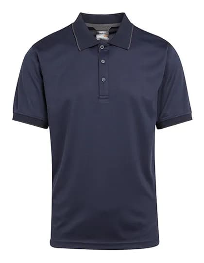 Navigate Short Sleeve Polo - Navy/Seal Grey
