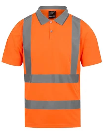 Pro Contract Hi-Vis Polo - Orange