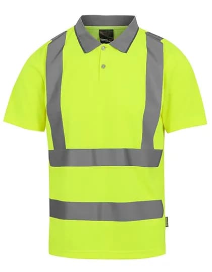 Pro Contract Hi-Vis Polo - Yellow
