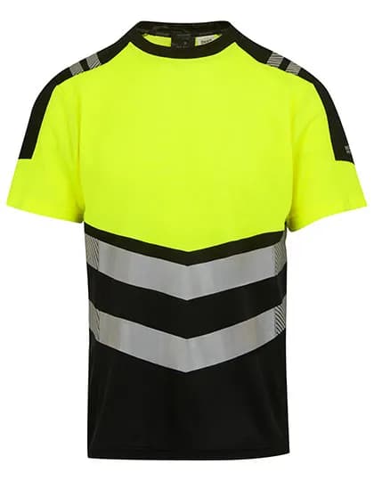 Hi-Vis X-Pro T-Shirt (Class 1) - Black/Yellow