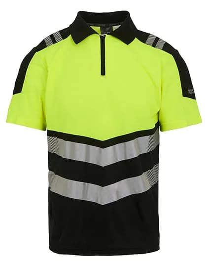 Hi-Vis X-Pro Polo (Class 1) - Black/Yellow