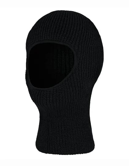 Open Face Balaclava - Black