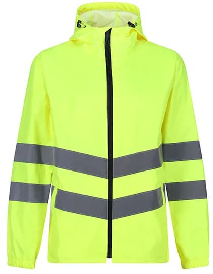 Pro Hi-Vis Packaway Jacket - Yellow