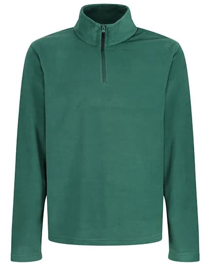 Micro Zip Neck - Bottle Green